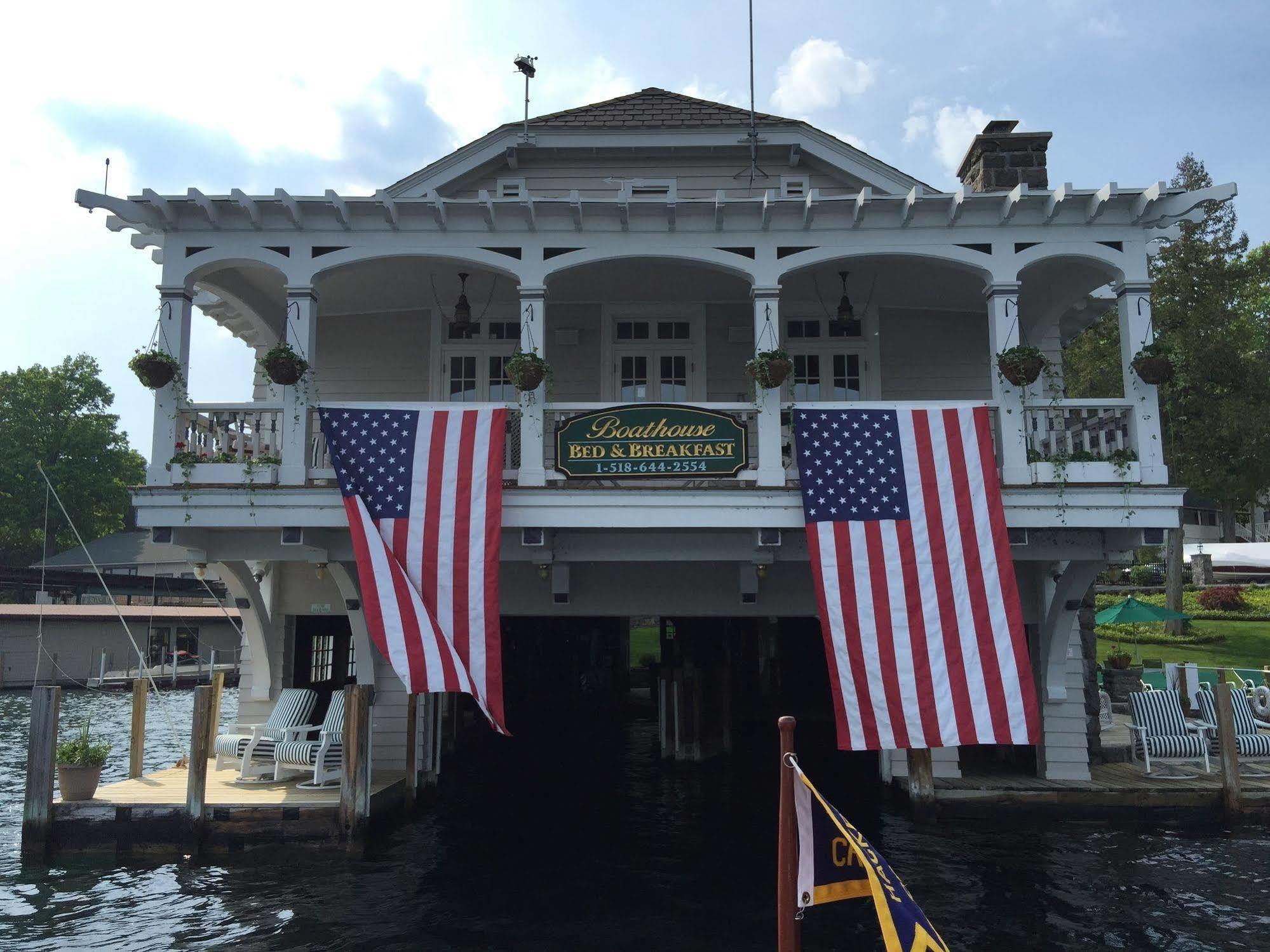 Lake George Boathouse Waterfront Lodging Bolton Landing Exteriér fotografie